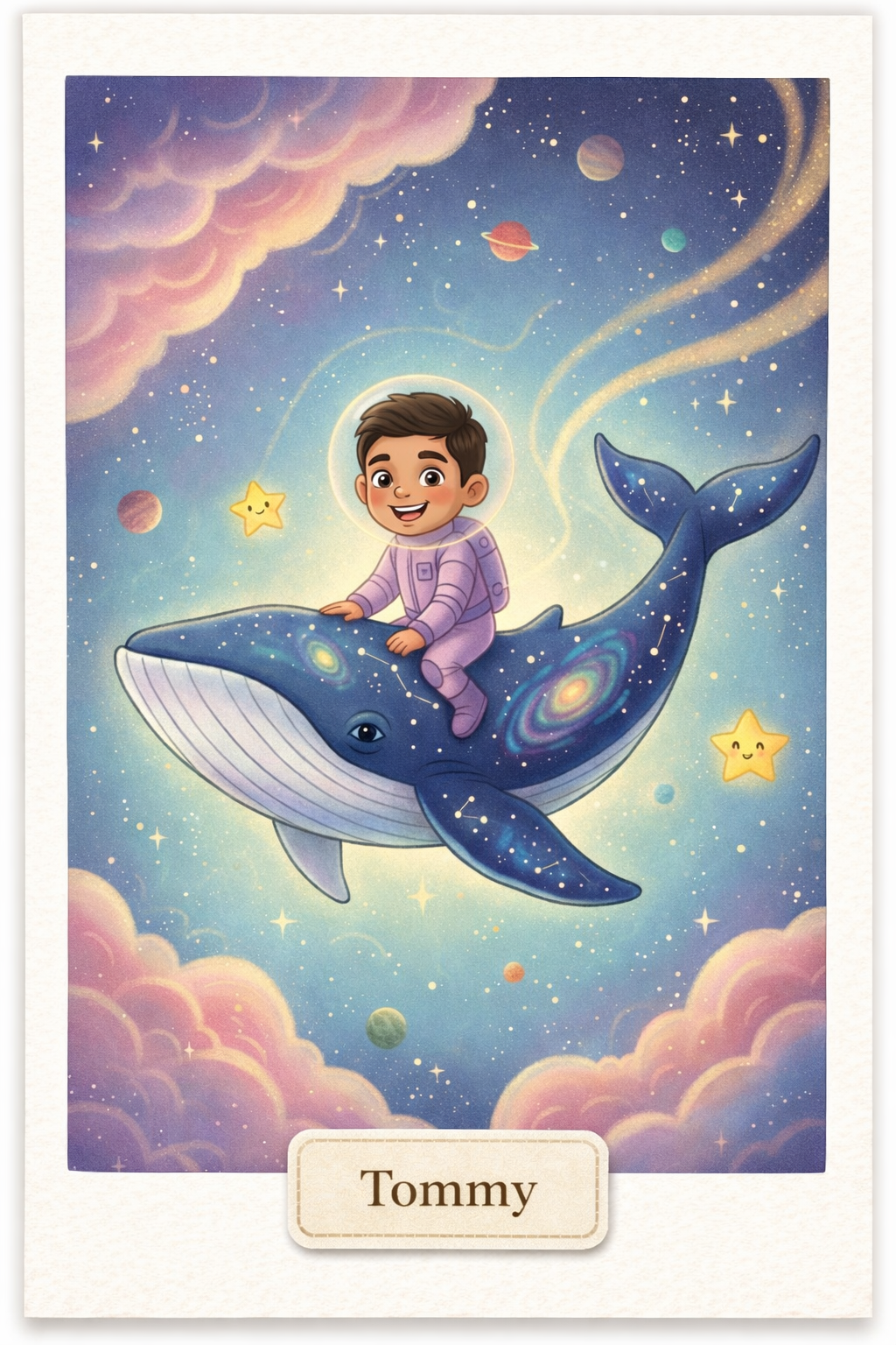 Personalized character Tommy